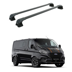 БАГАЖНИК ЗА Ford Custom Transit L1H1/L2H1 (2013-->2023) AERO BAR BLACK