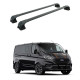 БАГАЖНИК ЗА Ford Custom Transit L1H1/L2H1 (2013-->2023) AERO BAR BLACK БАГАЖНИК ЗА Ford Custom Transit L1H1/L2H1 (2013-->2023) AERO BAR BLACK