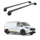 БАГАЖНИК ЗА Ford Custom Transit (Integrated railing) (2024-->) AERO BAR BLACK БАГАЖНИК ЗА Ford Custom Transit (Integrated railing) (2024-->) AERO BAR BLACK