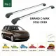 БАГАЖНИК ЗА Ford Grand C-Max 5d (II/C344 - railing) (2010-->2015) (2015-->) AERO BAR