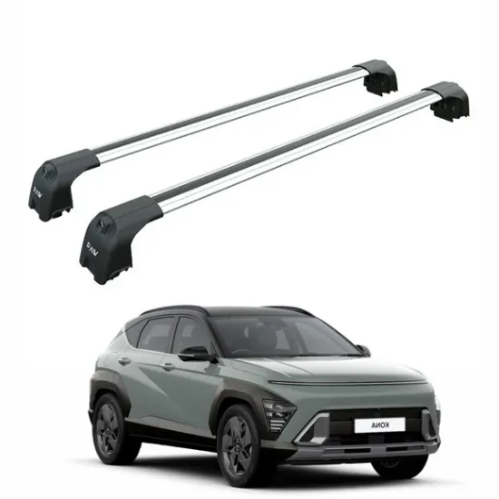 Багажник за Hyundai Kona EV 5d. (integrated railing) (2023-->2025) AERO BAR