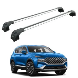 БАГАЖНИК ЗА Hyundai Santa Fe 5d (IV/TM - integrated railing) (2018-->2023) AERO BAR