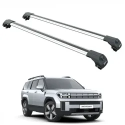 Багажник за Hyundai Santa Fe 5d (V/MX5 - railing) (2023-->) AERO BAR