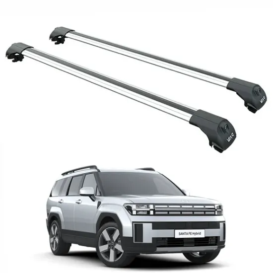 Багажник за Hyundai Santa Fe 5d (V/MX5 - railing) (2023-->) AERO BAR