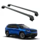 Багажник за Jeep Cherokee 5d (KM - integrated railing) (2025-->) AERO BAR BLACK Багажник за Jeep Cherokee 5d (KM - integrated railing) (2025-->) AERO BAR BLACK