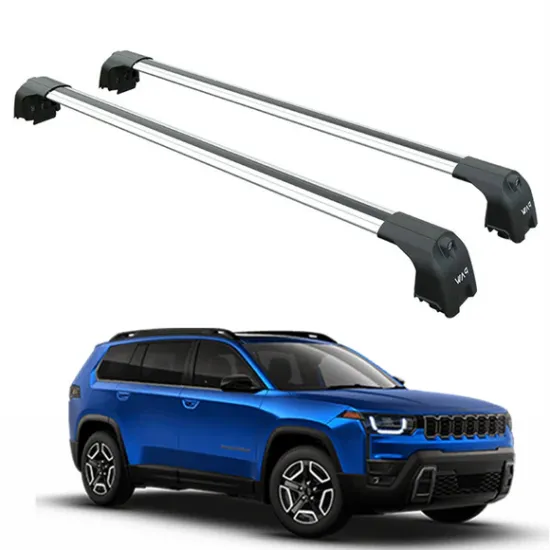 Багажник за Jeep Cherokee 5d (KM - integrated railing) (2025-->) AERO BAR Багажник за Jeep Cherokee 5d (KM - integrated railing) (2025-->) AERO BAR