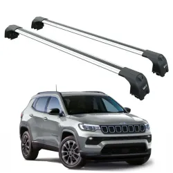 Багажник за Jeep Compass 5d (II - integrated railing) (2017-->) AERO BAR