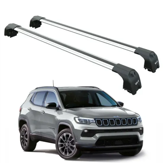 Багажник за Jeep Compass 5d (II - integrated railing) (2017-->) AERO BAR