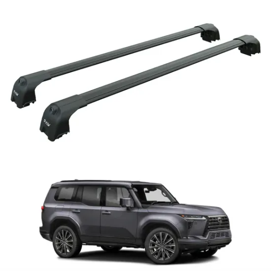 Багажник за LEXUS GX550 5d SUV (integrated railing) (2024-->) AERO BAR BLACK Багажник за LEXUS GX550 5d SUV (integrated railing) (2024-->) AERO BAR BLACK