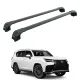Багажник за LEXUS LX 600 5d SUV (integrated railing) (2021-->) AERO BAR BLACK Багажник за LEXUS LX 600 5d SUV (integrated railing) (2021-->) AERO BAR BLACK