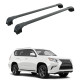 Багажник за LEXUS GX460 5d SUV (integrated railing) (2019-->2023) AERO BAR BLACK Багажник за LEXUS GX460 5d SUV (integrated railing) (2019-->2023) AERO BAR BLACK
