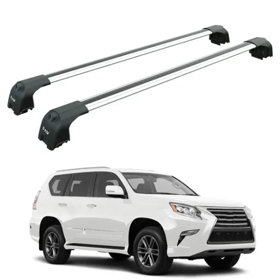 Багажник за LEXUS GX460 5d SUV (integrated railing) (2019-->2023) AERO BAR Багажник за LEXUS GX460 5d SUV (integrated railing) (2019-->2023) AERO BAR