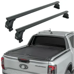 Багажник за джип за товарното отделение за Mazda BT-50 double cab (III/TF - integrated railing) (2020-->) AERO BAR BLACK