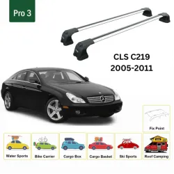 Багажник за Mercedes-benz CLS Coupe (C219 - fixpoint) (2005->2011) AERO BAR
