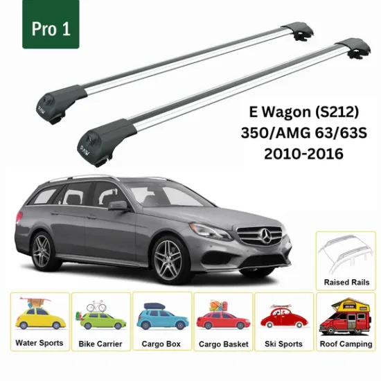 Багажник за Mercedes Clase E Estate (S212 - railing) (2009-->2016) AERO BAR