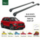 Багажник за Mercedes GLB 5d (X247 - railing) (2019-->) AERO BAR BLACK