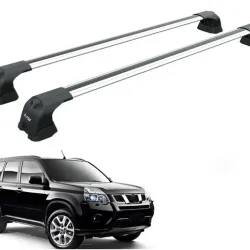 БАГАЖНИК ЗА Nissan X-Trail 5d (II/T31 - integrated railing without lights) (2007-->2014) AERO BAR
