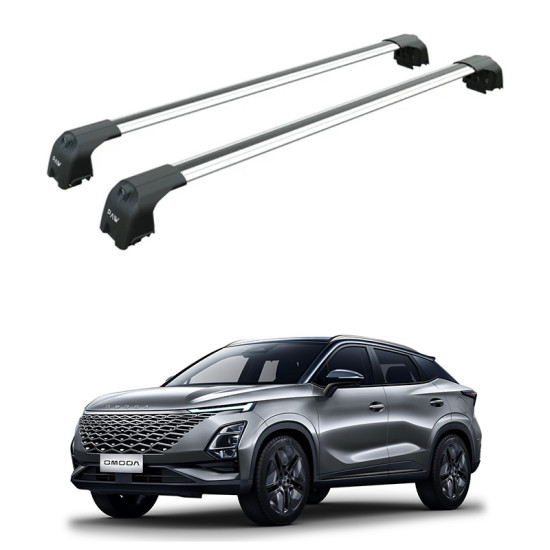 Багажник за Omoda 5 5d (I - integrated railing) (2024-->) AERO BAR Багажник за Omoda 5 5d (I - integrated railing) (2024-->) AERO BAR
