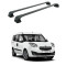 БАГАЖНИК ЗА Opel / Vauxhall Combo L1H1 (D) (2012-->2018) AERO BAR BLACK