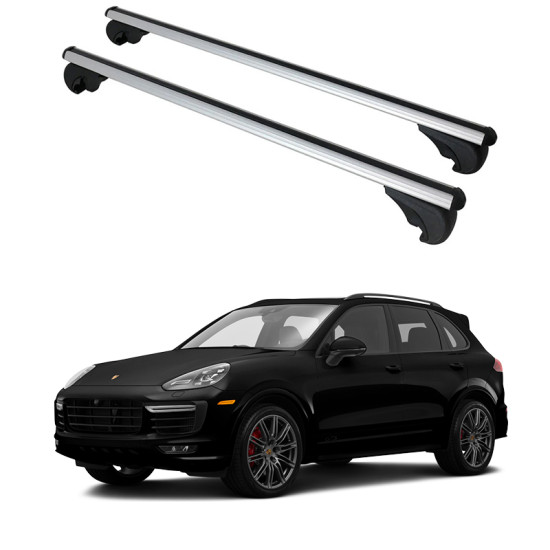 Багажник за Porsche Cayenne 5-dr SUV (92A - railing) (2010-2017) ALU REILING