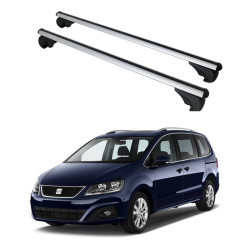 Багажник за Seat Alhambra 5d MPV (III 7N- railing) (2015-->) ALU REILING