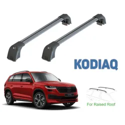 Багажник за Skoda Kodiaq 5d (railing) (2016-->2024) AERO BAR BLACK