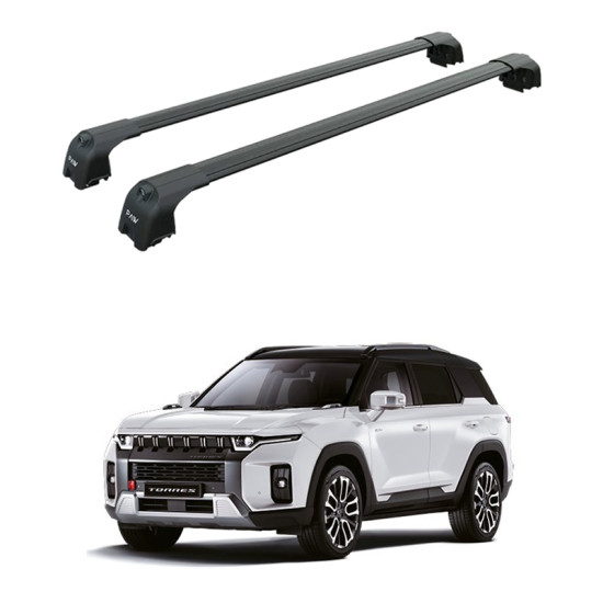 Багажник за Ssangyong Torres / Torres Evx 5d (I - integrated railing) (2023-->) AERO BAR BLACK 
