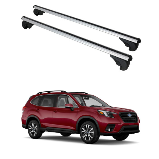 Багажник за Subaru Forester 5d (V/SK - railing) (2018-->2024) ALU REILING