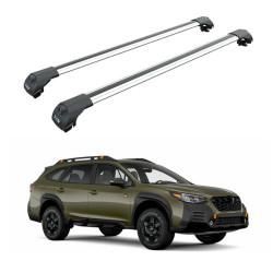 БАГАЖНИК за Subaru Outback 5d MPV (BT - railing) (2020-->) AERO BAR