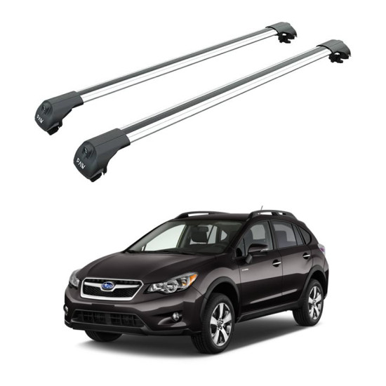 БАГАЖНИК ЗА Subaru XV 5d (IV - railing) (2011-->2017) AERO BAR