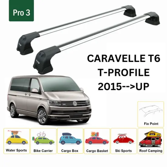 Багажник за Volkswagen T6 (T-Profile / T-Track) (2015-->2024) AERO BAR