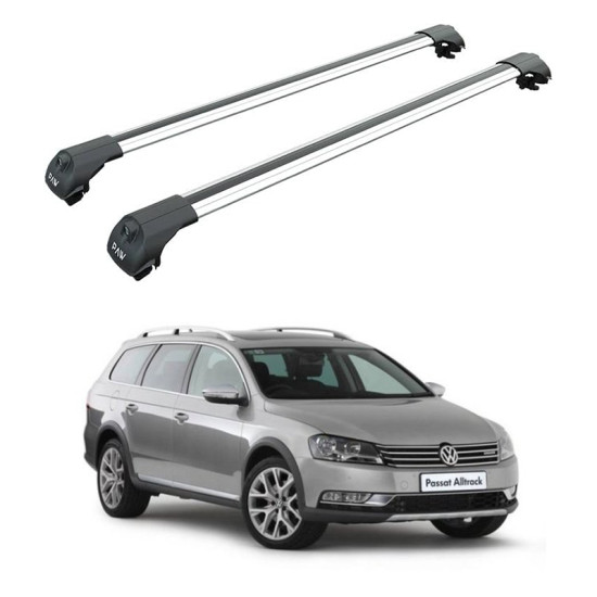 БАГАЖНИК за Volkswagen Passat Alltrack (B7/3C - railing) (2012-->2016) AERO BAR