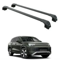 Багажник за Volkswagen Tayron 5d. SUV (integrated railing) (2025-->) AERO BAR BLACK