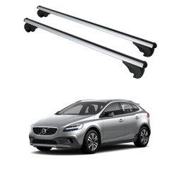 БАГАЖНИК ЗА Volvo V40 CC 5d (Cross Country - integrated railing) (2013-->2019) ALU REILING