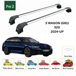 Багажник за BMW Serie 5 Touring (G61 - integrated railing) (2024-->) AERO BAR