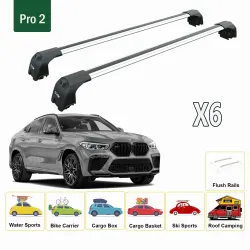 Багажник за BMW X6 5d (G06 - integrated railing ) (2020-->) AERO BAR