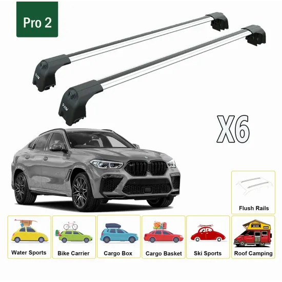 Багажник за BMW X6 5d (G06 - integrated railing ) (2020-->) AERO BAR
