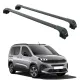 Багажник за Peugeot Rifter M/Standard - XL/Long (I - integrated railing) (2024-->) AERO BAR BLACK