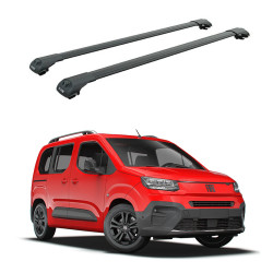 БАГАЖНИК ЗА FIAT QUBO L (railing) (2026-->) AERO BAR BLACK