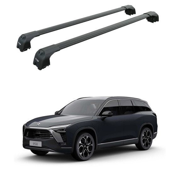 БАГАЖНИК ЗА NIO ES8 5dr SUV (integrated railing) (2018-->2023) AERO BAR BLACK
