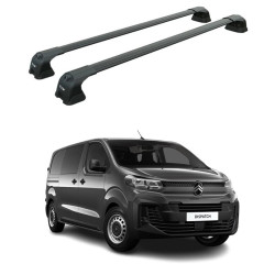БАГАЖНИК ЗА Citroën Dispatch L1/L2/L3 (XS/M/XL - 3,4,5 fixpoint) (2016-->) AERO BAR BLACK