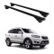 БАГАЖНИК за Hyundai Santa Fe 5d (II/CM - railing) (2011-->2013) ALU REILING BLACK