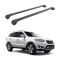 БАГАЖНИК за Hyundai Santa Fe 5d (II/CM - railing) (2011-->2013) AERO BAR BLACK