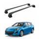 Багажник за Mazda 3 5d (II/BL - fixpoint) (2009-->2014) AERO BAR BLACK