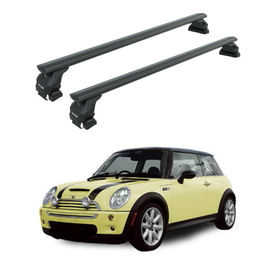 Багажник за Mini Cooper R50/R53 3d. Hatchback (2001-->2006) AERO BARS BLACK