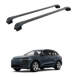 БАГАЖНИК ЗА AUDI Q6 e-Tron 5d.SUV (integrated railing) (2024-->) AERO BAR BLACK