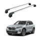 Багажник за BMW X5 5d (G05 - integrated railing) (2023-->) AERO BAR BLACK