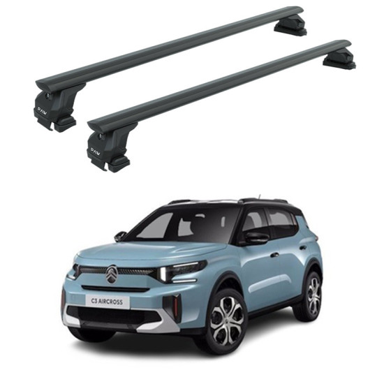 Багажник за Citroën C3 AIRCROSS SUV 5d (CC24 - standard roof) (2025-->) AERO BAR BLACK