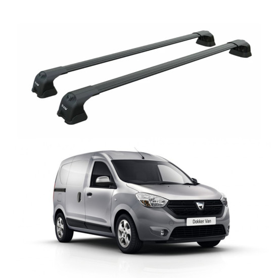 БАГАЖНИК ЗА Dacia Dokker Van (2013-->) AERO BAR BLACK