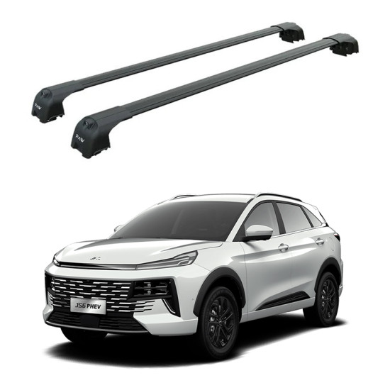 Багажник за JAC JS6 PHEV (integrated railing) (2025-->) AERO BAR BLACK